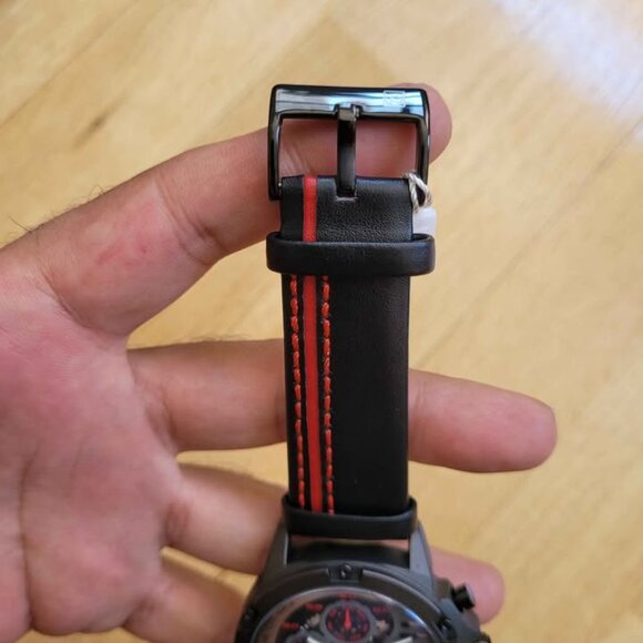 Naviforce Stylish Chronograph Watch in Leather for Men - Picture 8 of 12